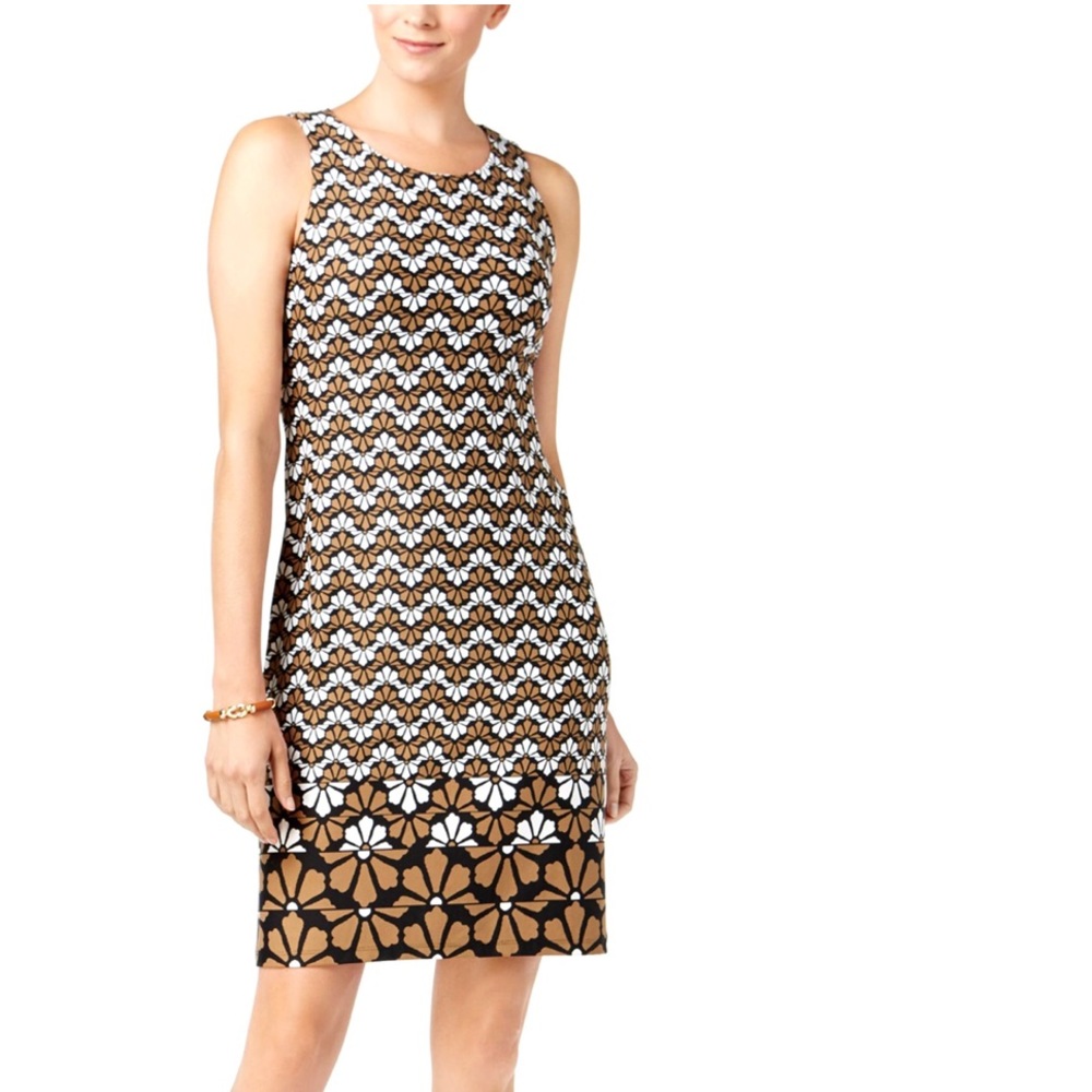 Charter Club Printed Deco Shift Dress
